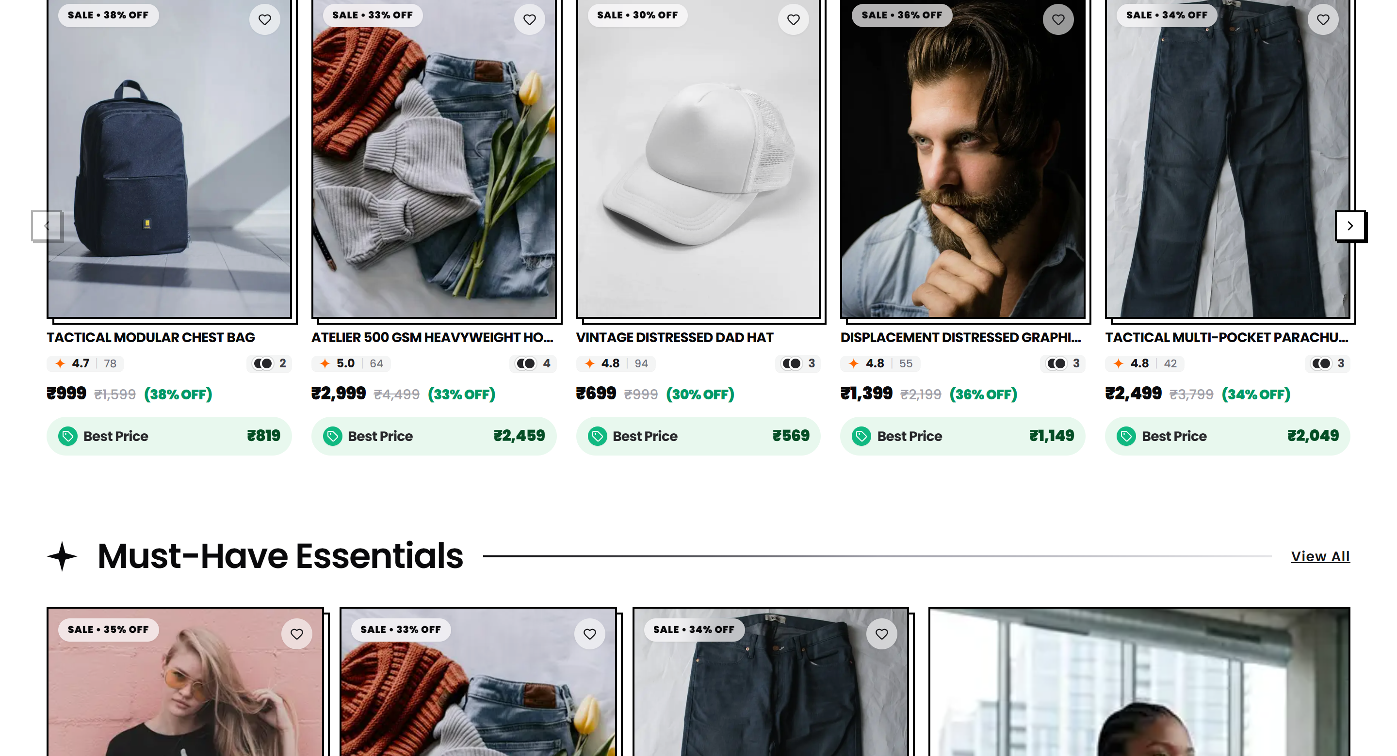 Interactive Shopping Bag Drawer & Slide-Out Checkout